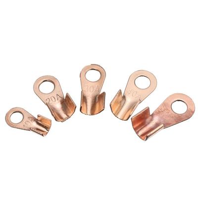 Neue 90 Stück Kupfer Auto-Batteriekabel Drahtverbinder Klemmen Offene Ringkabelschuhe OT 10A-100A