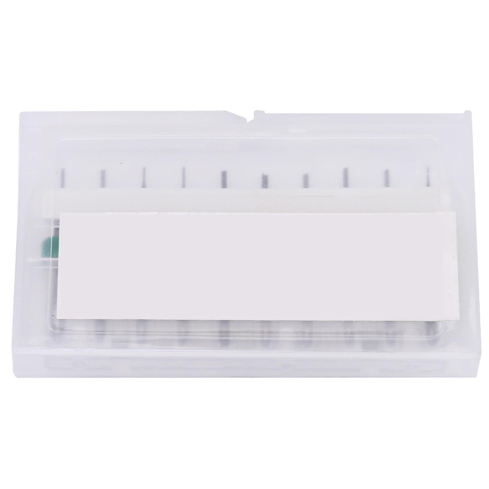 

10 шт. 0.50.60.70.80.91.01.11.21.31.4 мм Концевая фреза для печатных плат Гравировальные биты Фреза 18 хвостовик