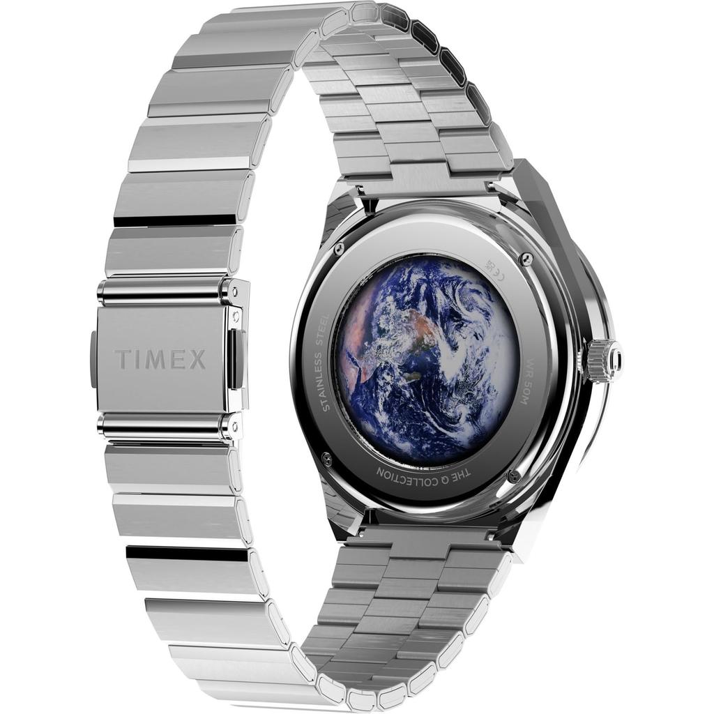 TIMEX Q X NASA Watch Quartz 50M Water Resistant Acrylic Black Dial TW2Y56700 Unisex