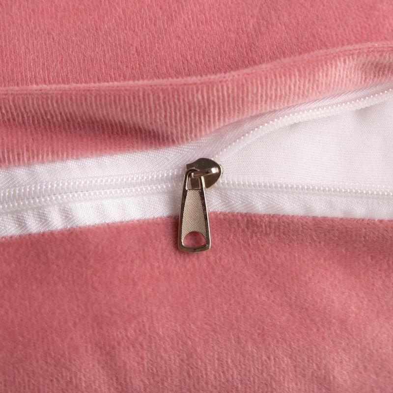 Solid Color Bedside Cushion Large Soft Velvet Backrest Pillow Couple Removable Cute Back Support Pillow Short Plush Seat Cushion