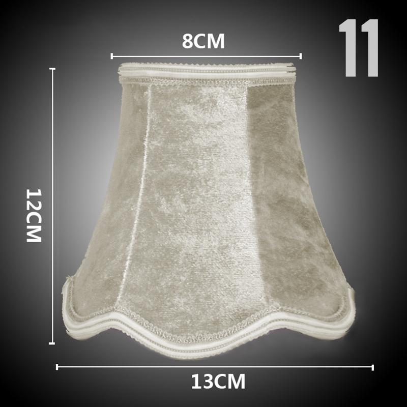 Simple Chandelier Lamp Shade Retro Candle Chandelier Cloth Lampshade Nordic Style Modern Lamp Cover For Home Decoration