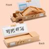 Double Password Pen Box Double-Layer Stationery Box Multifunctional Pen Bag  Students