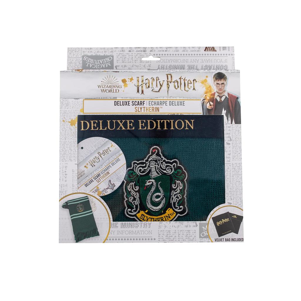 Cinereplicas Harry Potter Echarpe Acrylic Scarf Deluxe Edition Japanese Retailer Slytherin Serpentard Deluxe Edition 4895205601444 [Official Product]