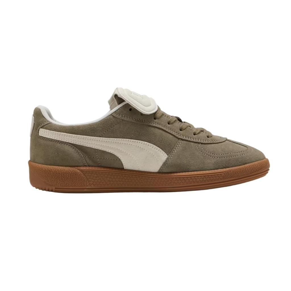 PUMA Palermo Premium Suede Unisex Velvet Moss Warm White Low Top Lifestyle Sneakers 402350-02