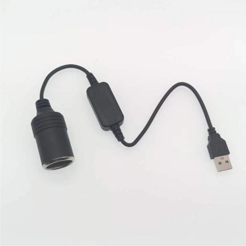 Car Lighters USB Converter Female Converter USB Adapter 5V to 12V Converter Plug Socket Wired Controller Plug Car LighterAdapter