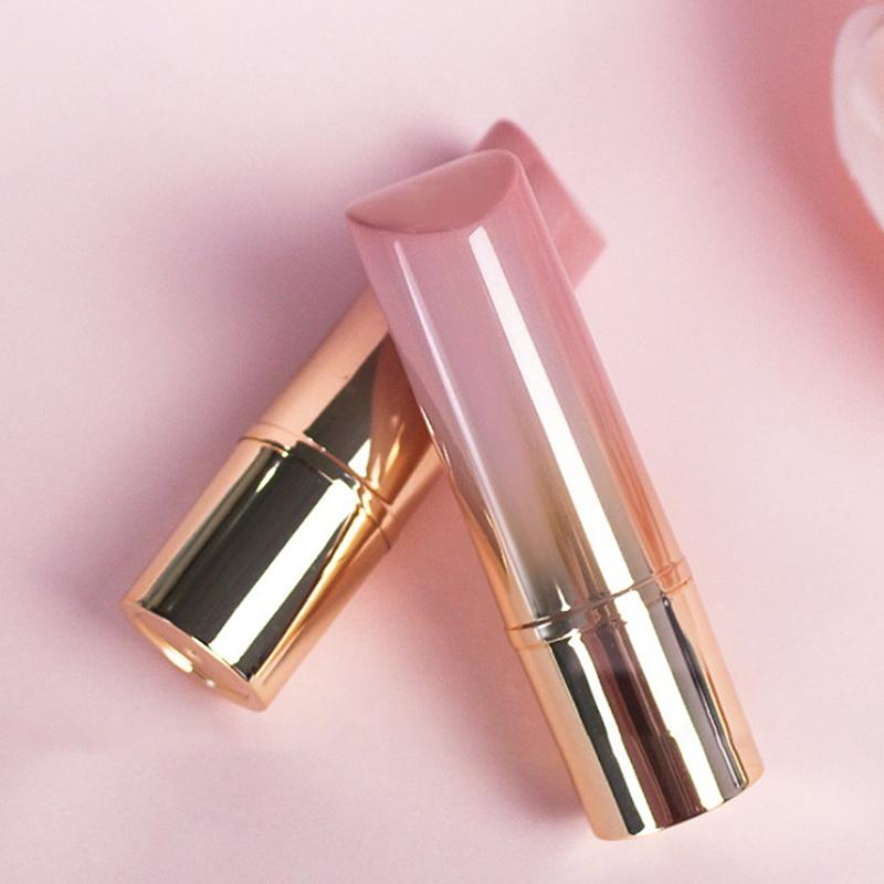 1/5Pcs 3.6G Filling Empty Gradient Lipstick Tube Lip Balm Container Plastic Cosmetics Packaging Makeup Tool Travel Essentials
