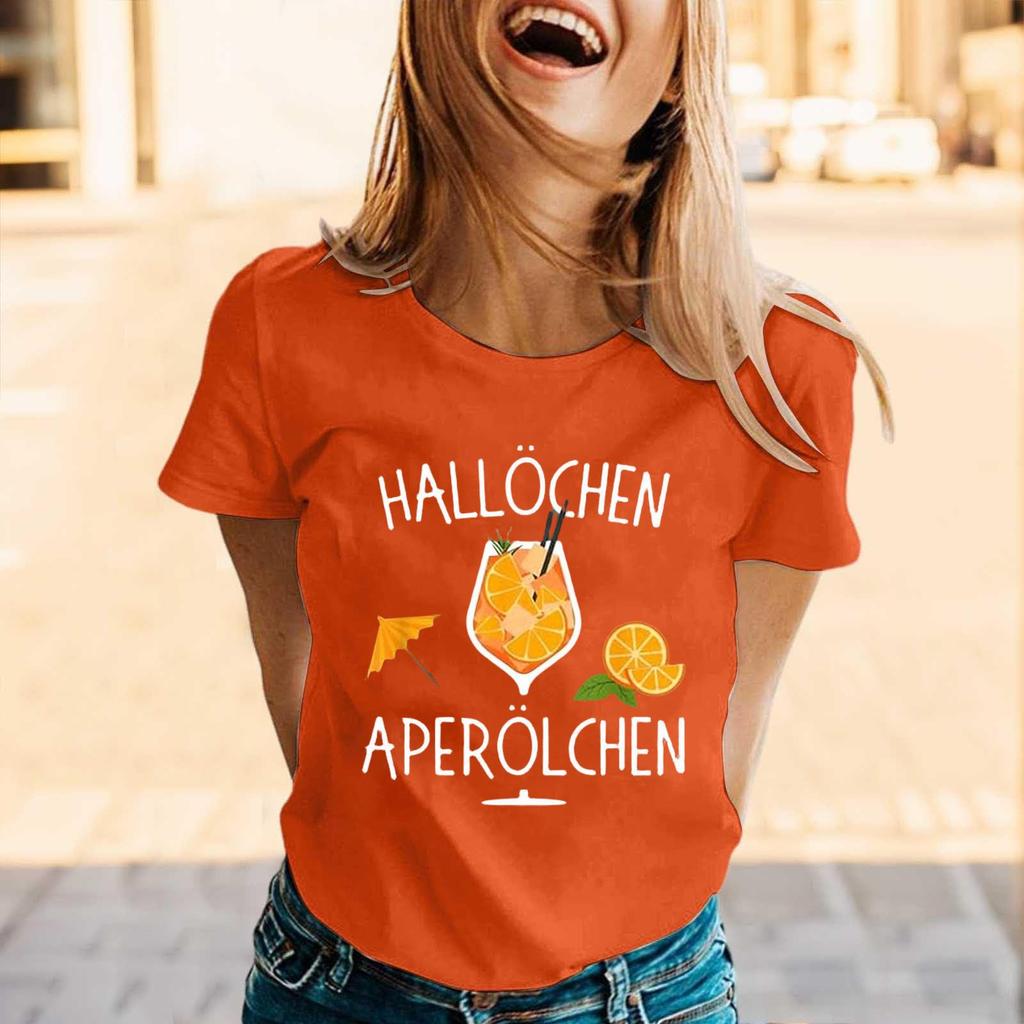 Summer Party Travel Short-sleeved T-shirts and Shirts, Weekend Casual Loose Vacation Shirts