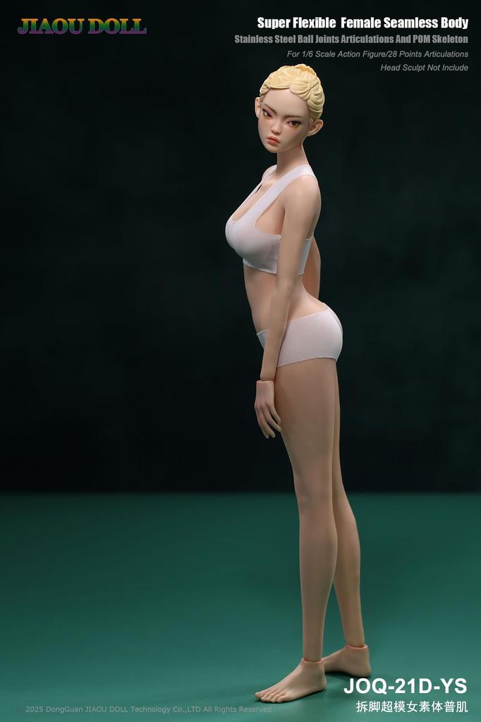 Spielzeug & Hobby [TOYBARJAPAN] Actionfigur im Maßstab 1:6 JOA JOQ-21D Langbeiniges Supermodel, Ultra-flexibler nahtloser Körper, Mittlere Brust, mit Kleidung, Weiblich