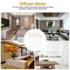6 Stück Trockenblumen Diffusorstäbchen Ätherisches Öl Schilf Diffusoren Aromatherapie Stäbchen Set Zuhause Schlafzimmer Badezimmer Aroma Stäbchen