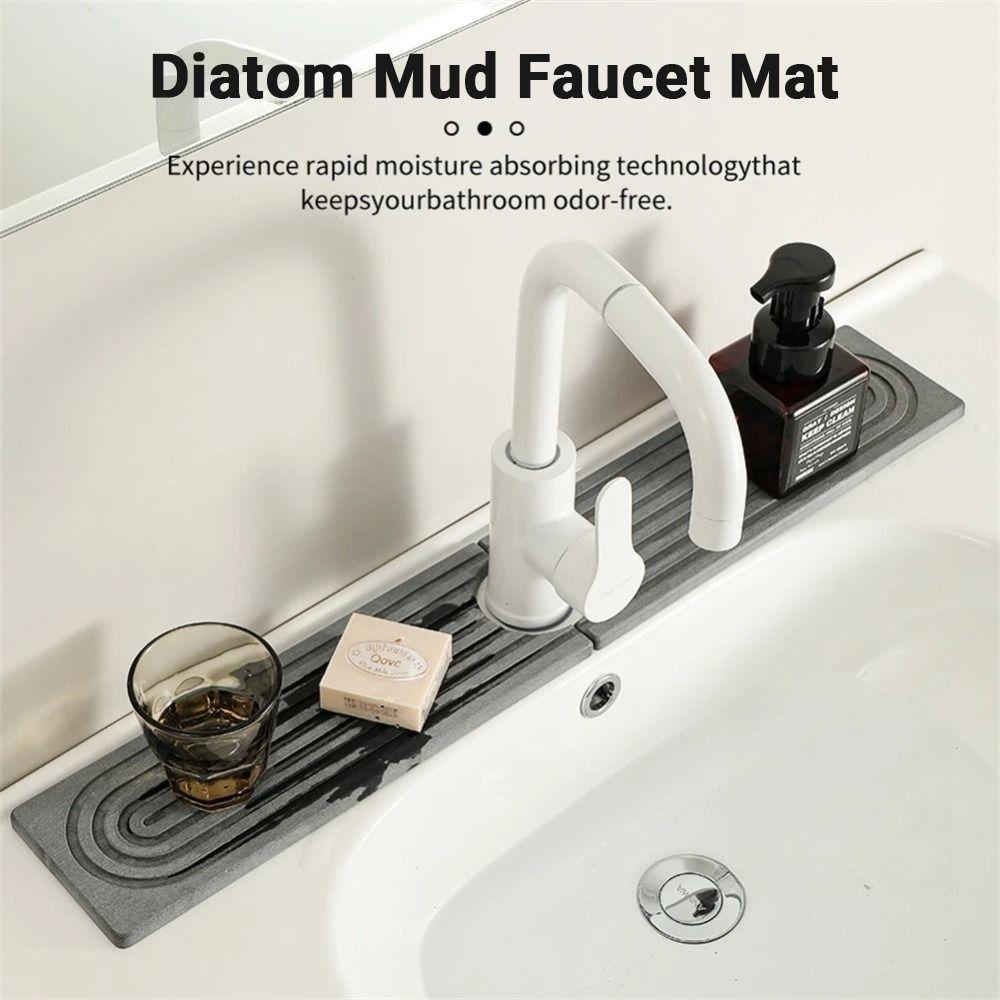 Moisture-proof Faucet Drain Pad Super Absorbent Faucet Splash Guard Counter Protector  Kitchen Sink