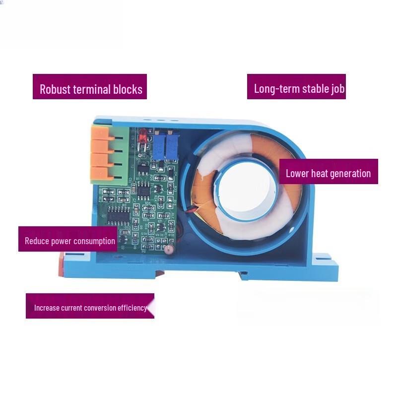 AC0-200A to DC4-20mA Hall Current Sensor Transmitter