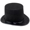 Magician Hat Lincoln Top Hat High Hat Once Formed Felt Hat Stage Children's Performance Black Dress Up Jazz Hat