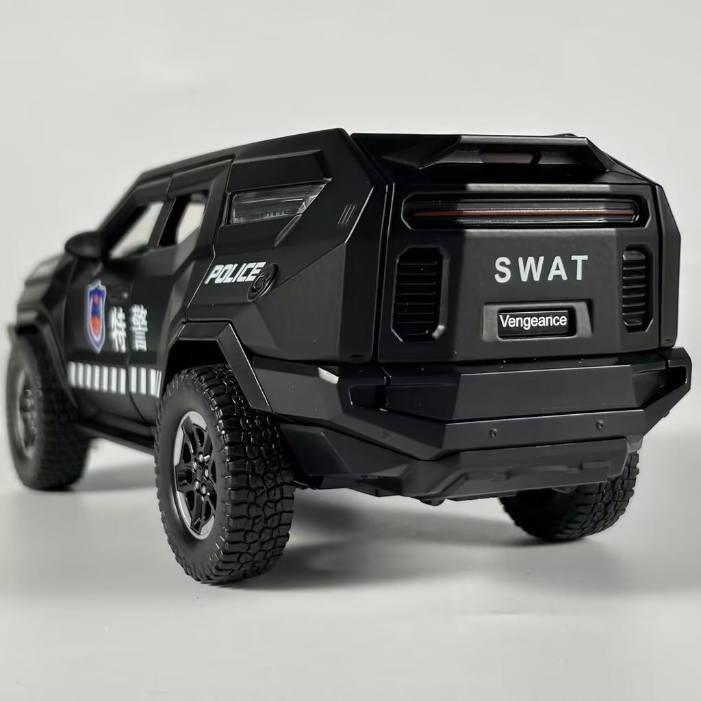 1:24 Rezvani Vengeance Offroad SUV Legierung Metall Druckguss Modellauto Heimdekoration & Sammlerstücke Hobby Display Feiertagsdekorationen
