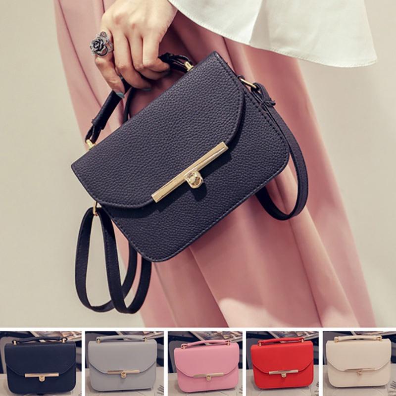 Elegant Pure Color Fashion Women Shoulder Bag Ideal For Shopping Casual And Travel