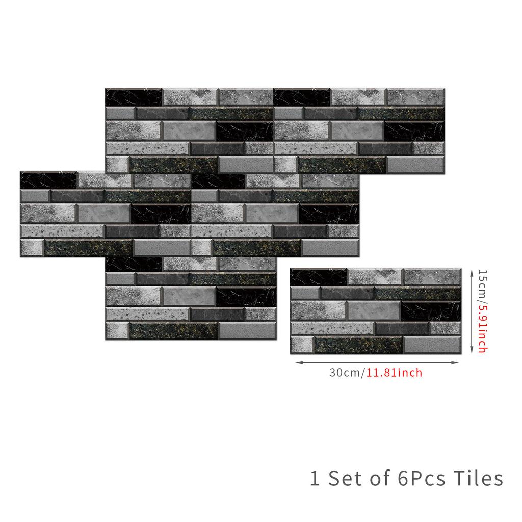 European Retro Classic Wall Sticker Self-Adhesive Waterproof And Oil-Proof Kitchen Bathroom Rental Room Renovation Tile Sticker