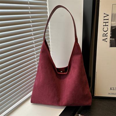 Bag Women's 2025 New Autumn and Winter Foreign Style Tote Bag Retro Casual Commuter Large Capacity Niche Trend Shoulder Bag