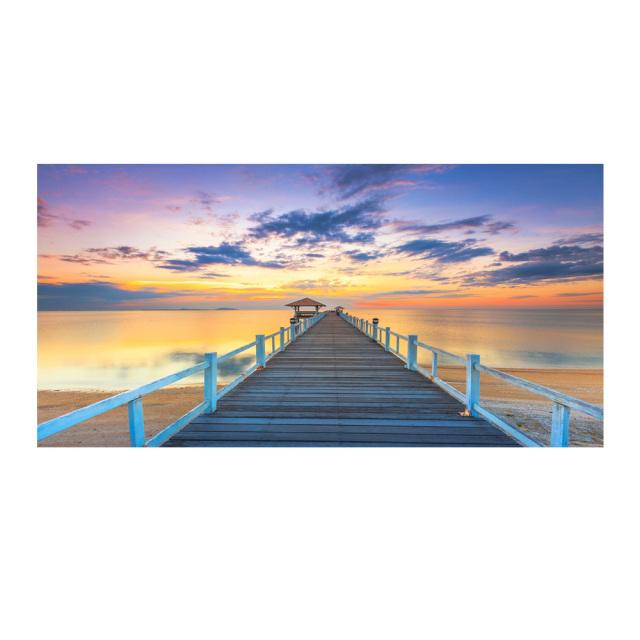 Sea Beach Bridge Posters And Prints Landscape Pictures Canvas Painting Modern Home Decor Wall Art For Living Room Sunset Cuadros