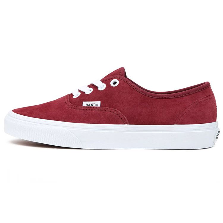Vans Authentic Pig Suede Low Top Skate Shoes Unisex Sneakers Red VN0A5JMPTWP