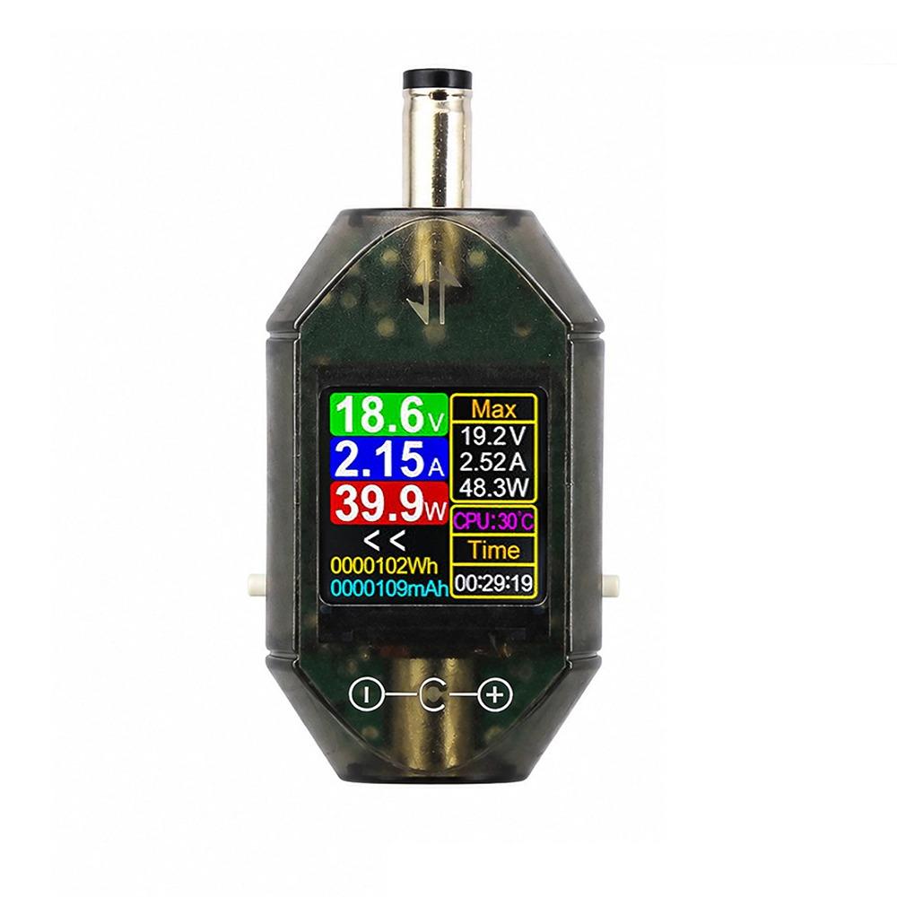 ABS DT550 DC Power Meter DC5.5*2.5 Barrel Port High Precision Chip DC Current Detector Compact Mini Size