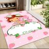 1Pc Strawberry Shortcake'S Sweet Adventure Carpet Rug Customizable Soft Washable Antislip Home Living Room Sofa Mats Personalized Rug 0917257