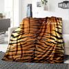 Tiger Print Home Customize Your Name Blankets Soft Cozy Lightweight Blanket For All Seasons Perfect For Picnics Sofa Office Bed Living Room And Ideal