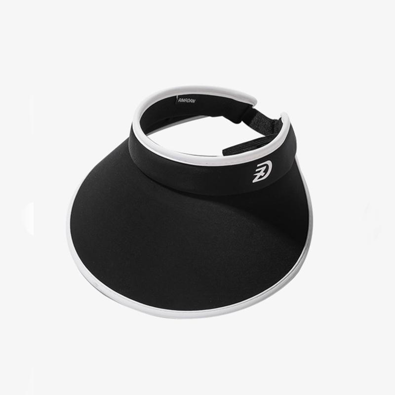 

Versatile Style Hat Minimalist Solid Color Breathable Hatscaps Sunbonnet Black