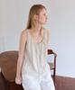 THERYE String Detail Sleeveless Blouse(Beige)