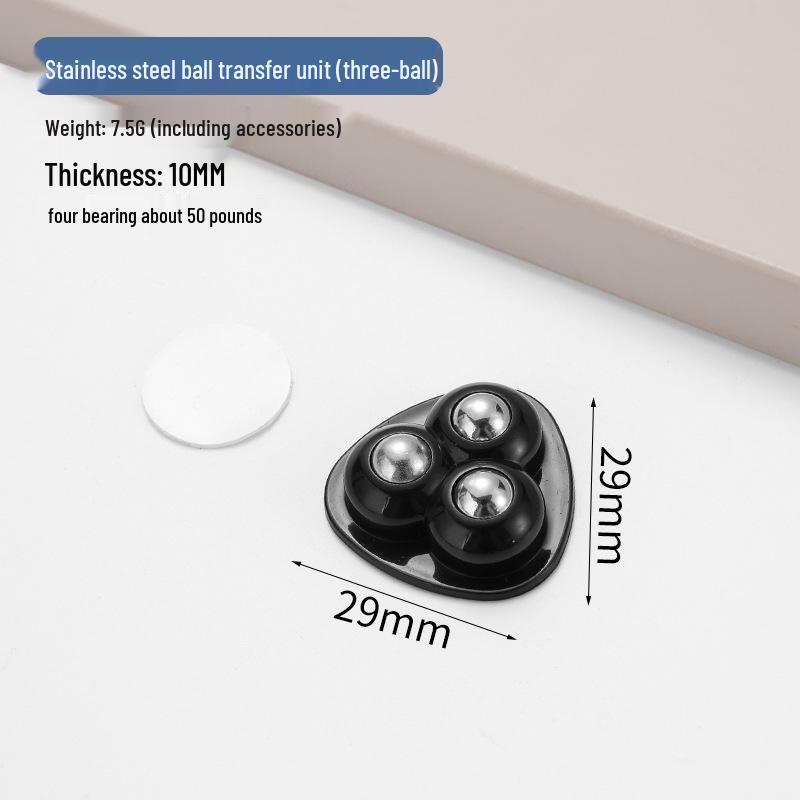 Universal Klebstoff Drei-Wulst Radbasis für Haushalts-Mobilzubehör