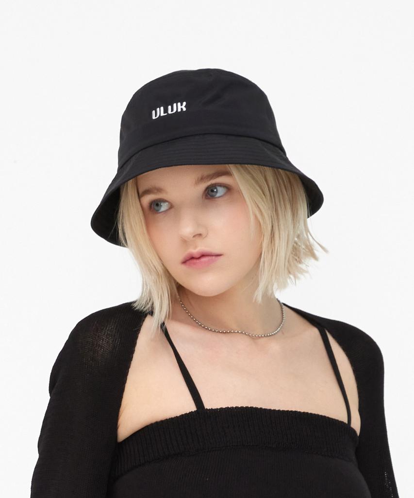 ULUK Essential Embroidered Poly Bucket Hat_Black
