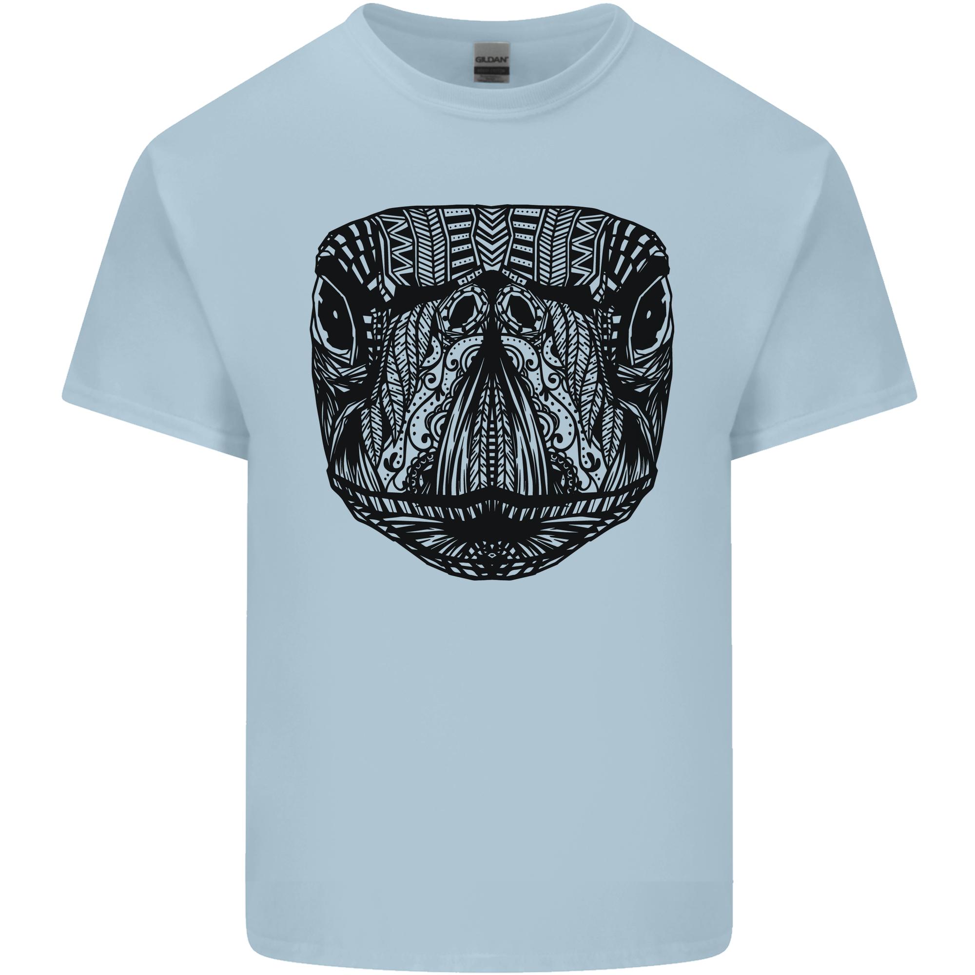 A Unisexdala Turtle Head Tribal Tortoise Unisexs Light Cotton TShirt S