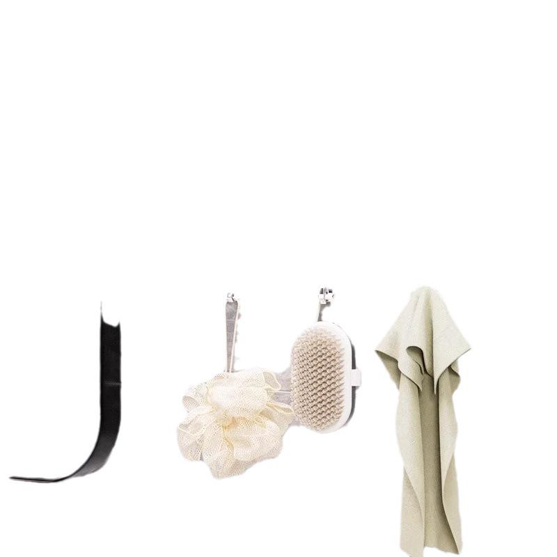Rotating Suction Cup Bathroom Hooks - No Drill Towel Storage Shelf