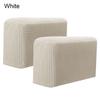 2Pcs Removable Armrest Covers Solid Color Sofa Cover High Quality Couch Arm Protector Stretch Fabric Home Furniture Cover
