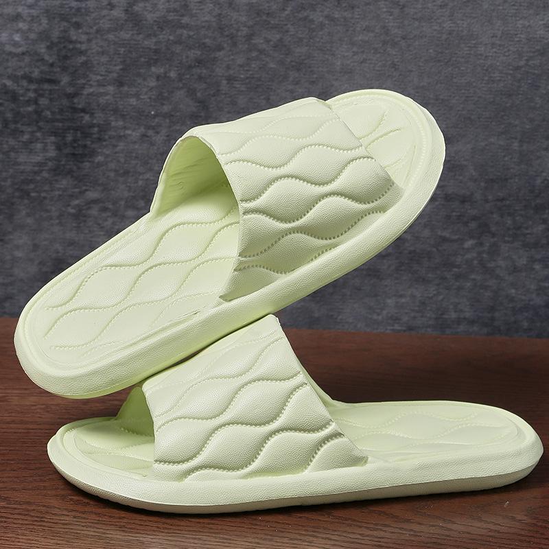 Dámské protiskluzové masážní domácí pantofle jednoduché koupelnové hotelové chladivé pantofle pro páry