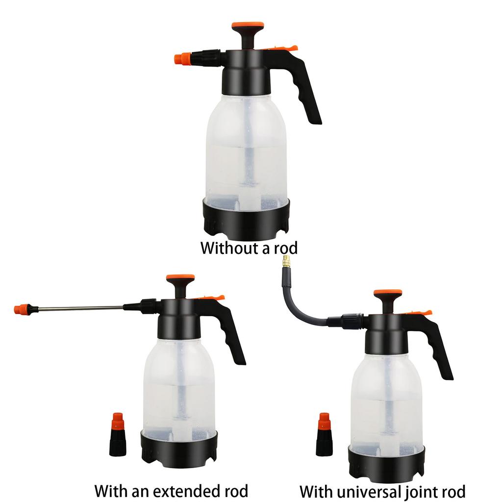 1.2L Car Wash Spray Bottle Hand Held Water Spray Unit Garden Pump Sprayer for Indoor Plants Car Cleaning and Household Use
