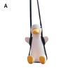 Cute Car Accessorie Duck Pendant Auto Rearview Mirror Ornaments Birthday Gift Couple Accessorie Car Fragrance