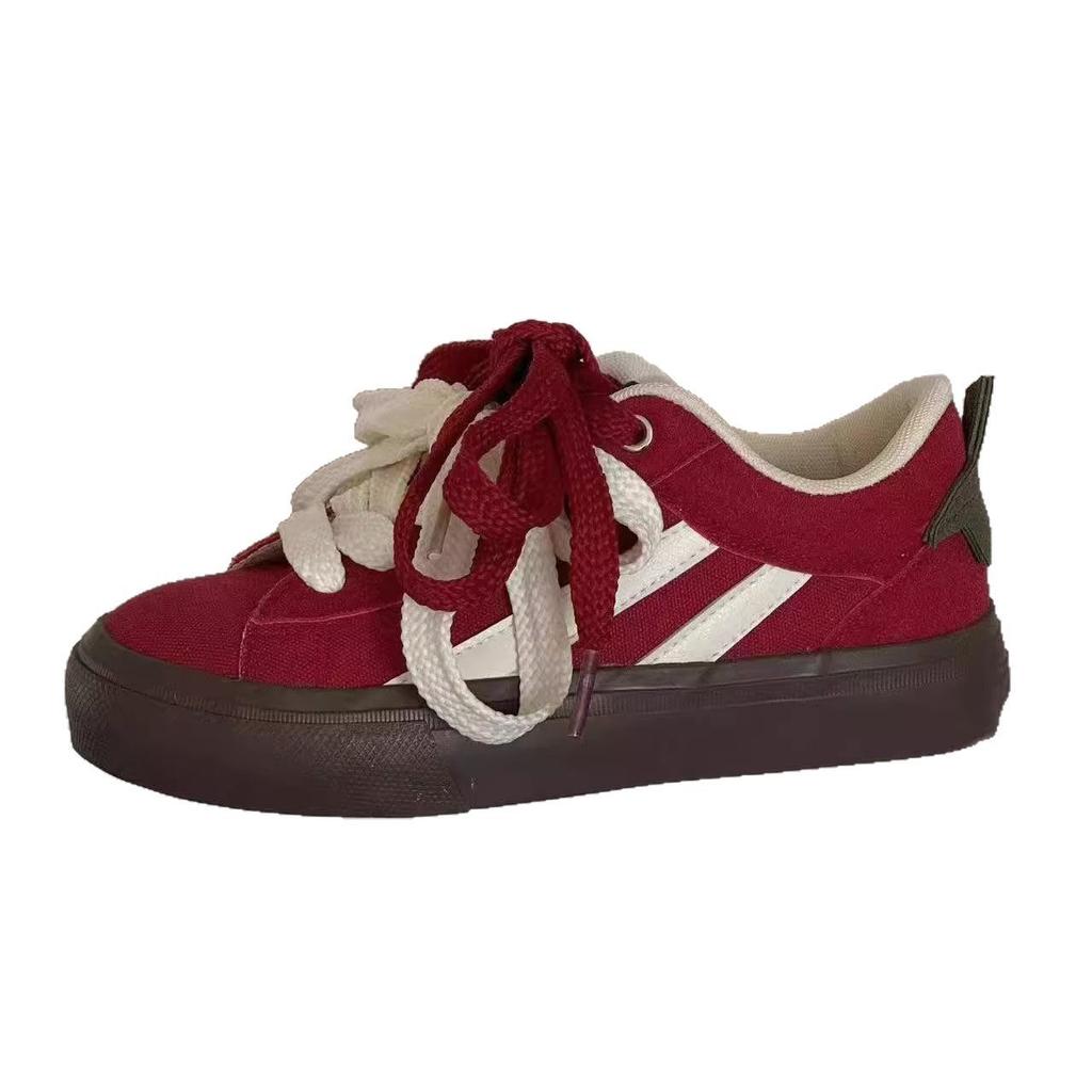 2025 spring and summer new American retro board shoes women's platform ins tide niche versatile sports leisure skateboard shoes