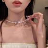 Heart Collar Choker Necklace For Women Simple Open Collar Necklace Torques Jewelry Accessories