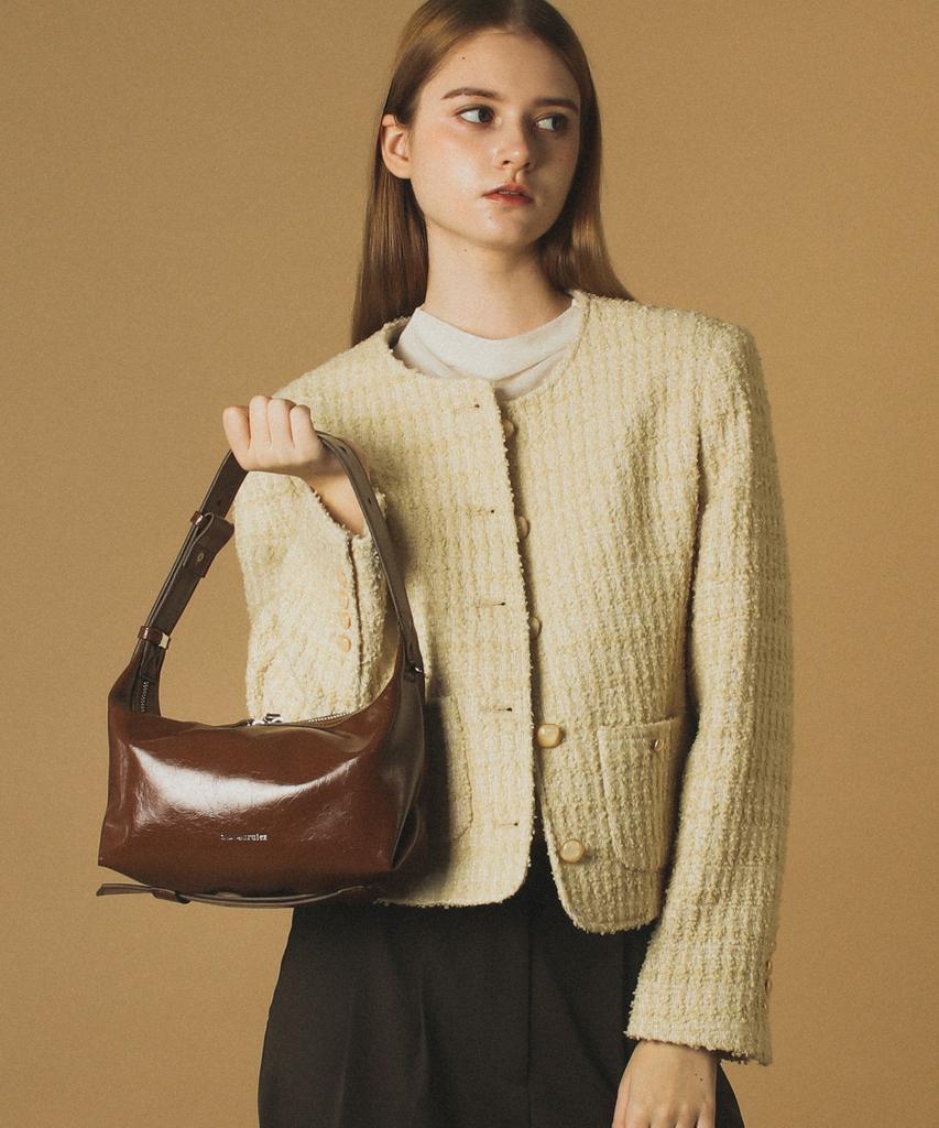 Masmarulez 3Way Belted Mini Hobo Bag_Brown