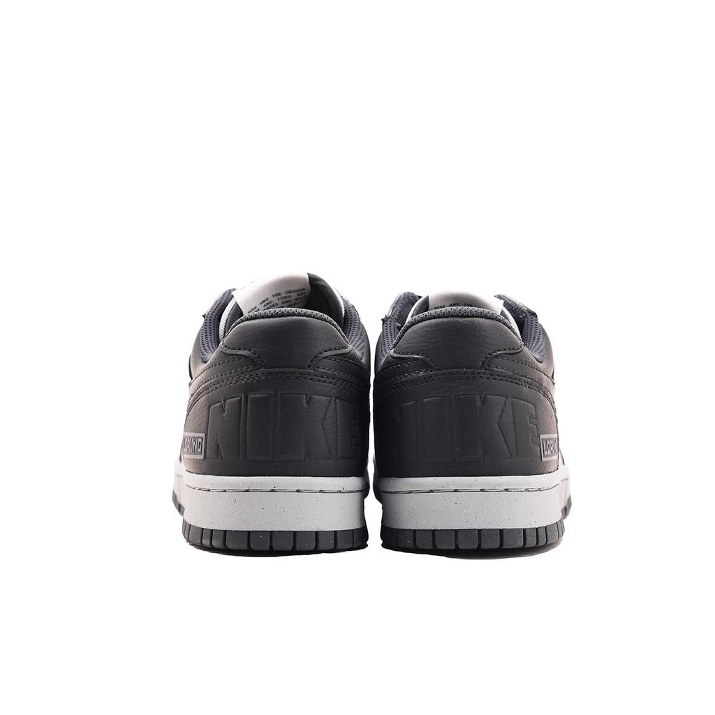 Nike Dunk Acoperire Rezistent la Abraziune Antiderapant Pantofi de Skateboard cu Profil Jos Unisex Gri 355152-017(Echipa59-)