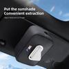 CTCE1 Car Tissue Box Holder Leather Car Armrest Napkin Case Sun Visor Backseat Bag For BMW 50th Anniversary Edition E46 E53 E90 E60 E9