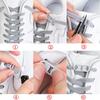 1Pair No Tie Shoelace Flats Elastic Shoe Laces Kids Adult Sneakers Shoelace Quick Lazy Laces 24 Color Buckle Strings Sports Shoe