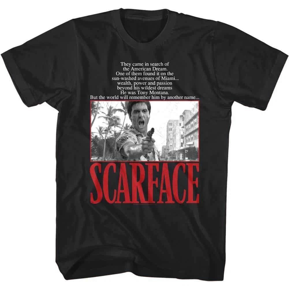 Scarface American Dream Quote Men s T Shirt 2XL