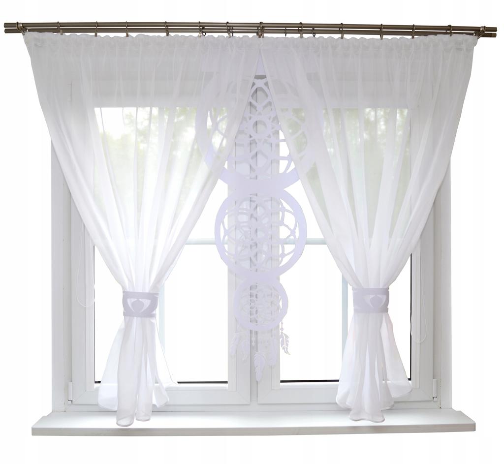 Modern curtain for living room DREAMCATCHER openwork 400x145 b