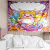 LankyBox Print Tapestry, Backdrop, Easy Setup, Ideal for Bedroom, Office & Living Room, with Aesthetic Wall Hanging Decor.