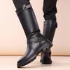 Men's Autumn and Winter Boots Trendy Minimalist British Style Work or Business Black Brown Plus Size Hot Selling Versatile