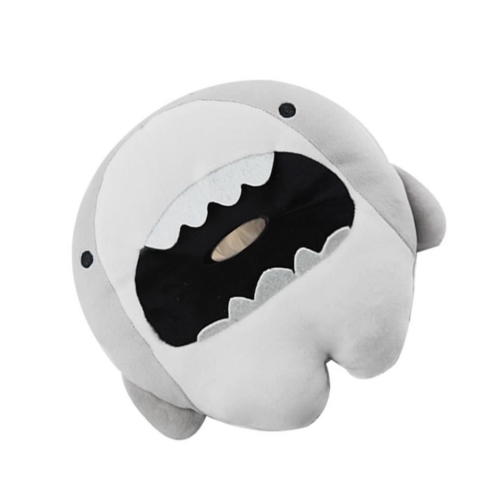 Car Tissue Boxes Creative Cartoon Plush Paper Napkin Case Cute Animals Shark Paper Tissue Box Holder Interior Accessories