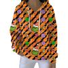 Ladies' Loose And Comfortable Drawstring V-neck Long Sleeved Christmas Printed Sweatshirt