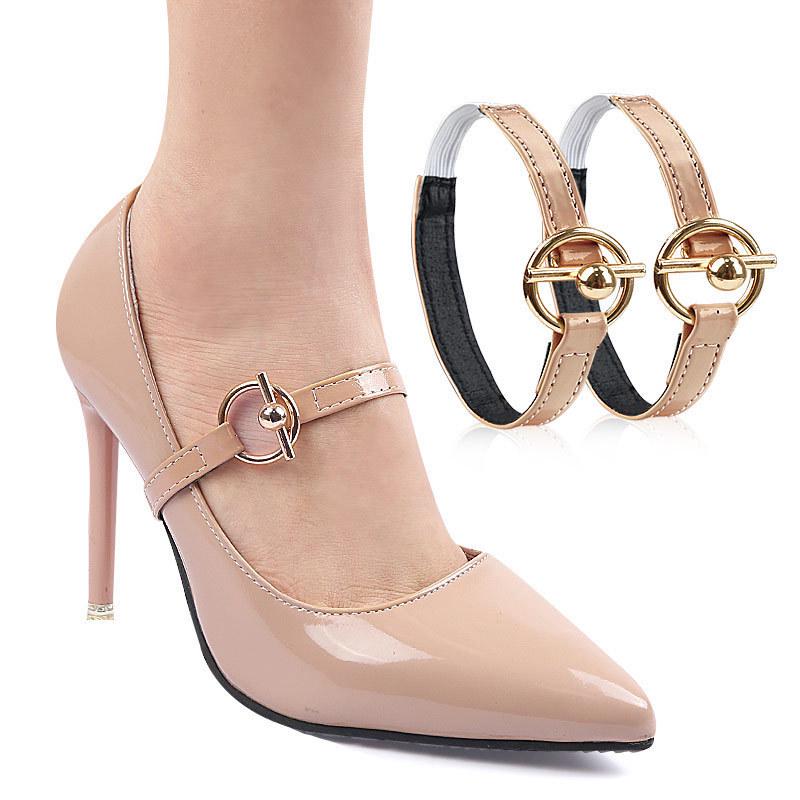 Противоскользящие эластичные ремешки Сандалии на высоком каблуке One Size