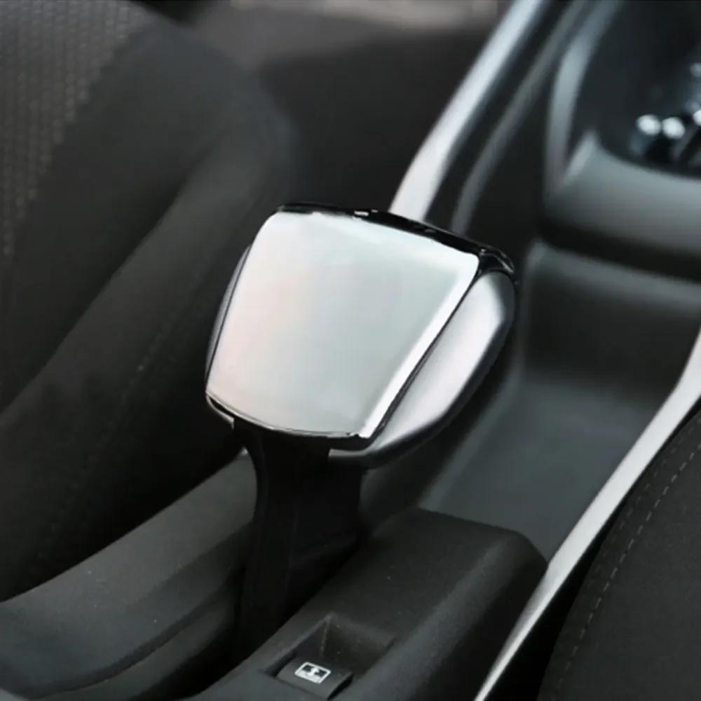 Car Handbrake Cover Sticker for Peugeot 2008 2014 2015 2016 2017 2018 ABS Handbrake Decoration Trim Protector Accessories