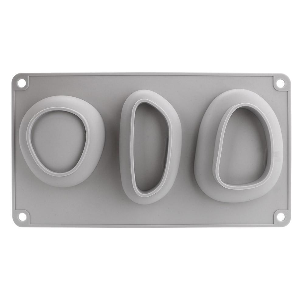 Na omítku Beton Dezert Mousse Pomůcky na zdobení dortů DIY Kulatý tvar kamene Forma na pečení Forma na pečení Silikonová forma na dort